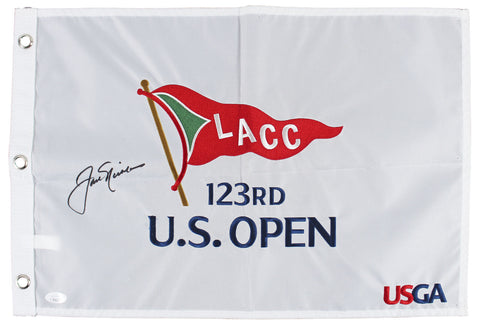 Jack Nicklaus Authentic Signed 2023 LACC US Open Pin Flag JSA #YY51313