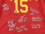 Hoosiers Signed Chitwood Jersey (Beckett) 1986 Movie/ Signed by 7 Cast Members