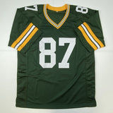 Autographed/Signed JORDY NELSON Green Bay Green Football Jersey Beckett BAS COA