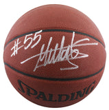 76ers Dikembe Mutombo Authentic Signed Spalding I/O Basketball BAS #BR84342