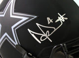 Dak Prescott Signed Cowboys F/S Eclipse Speed Authentic Helmet-Beckett W Holo