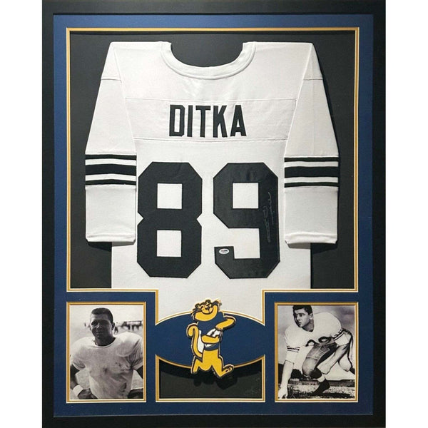 Mike Ditka Autographed Signed Framed TB Pitt Panthers Jersey JSA