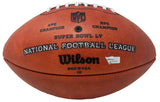 TOM BRADY Autographed "SB LV MVP" Authentic SB LV Official Football FANATICS