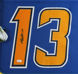 Keenan Allen Los Angeles Chargers Signed 35x43 Custom Framed Jersey (JSA Holo)