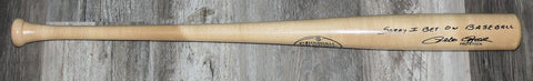 PETE ROSE SIGNED REDS PHILLIES LOUISVILLE SLUGGER BAT W/ SORRY I BET ON BASEBALL