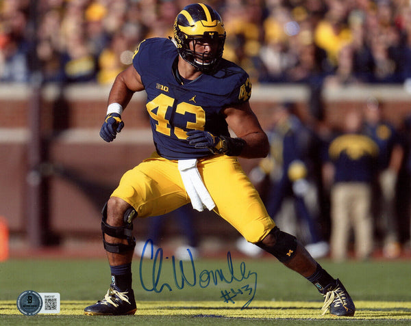 Chris Wormley Autographed Michigan Wolverines 8x10 Photo Beckett 48207