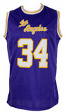 Shaquille O'Neal Signed Custom Purple Pro Style Basketball Jersey JSA ITP