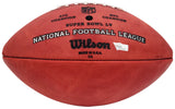 Tom Brady Autographed NFL Leather SB Logo Football SB LV MVP Fanatics AA0104061