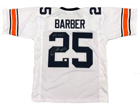 Peyton Barber Signed Auburn Tigers Jersey Inscribed"War Eagle!"(Barber Holo)Bucs