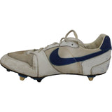 Steve Watson Signed Game Used Nike Sz 12.5 Cleat Right Foot Beckett 44716