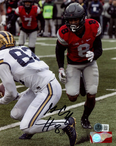 Gareon Conley Autographed Ohio State Buckeyes 8x10 Photo Beckett 47351