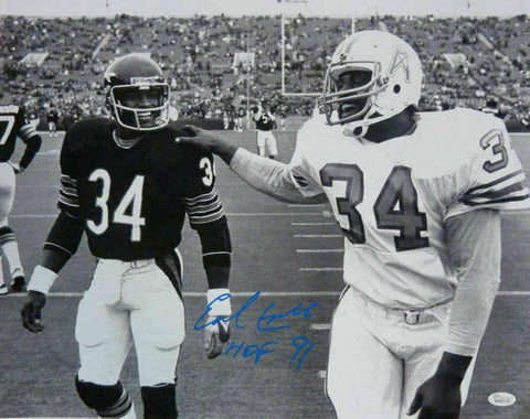 Earl Campbell Autographed/Signed Houston Oilers 16x20 Photo HOF JSA 10771