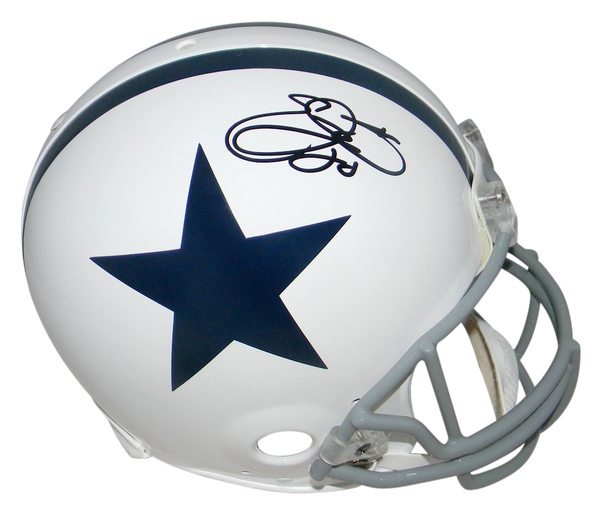 EMMITT SMITH AUTOGRAPHED DALLAS COWBOYS FULL SIZE PROLINE HELMET PROVA & JSA