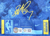 Stephen Curry Signed Blue Creators in The Paint Nike Jersey BAS Wit #1W134356