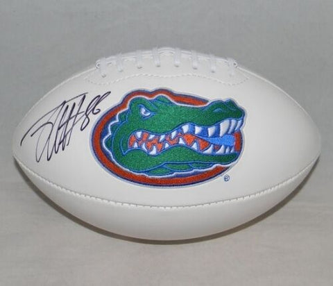 JORDAN REED SIGNED AUTOGRAPHED FLORIDA GATORS WHITE LOGO FOOTBALL JSA