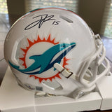 JAELAN PHILLIPS AUTOGRAPHED SIGNED MIAMI DOLPHINS MINI HELMET BECKETT