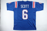 Boston Scott Signed Louisiana Tech Bulldogs Jersey (PSA COA) Eagles Running Back