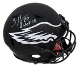 Brian Dawkins HOF Autographed/Insc Full Size Eclipse Authentic Helmet Eagles BAS