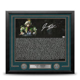 Jason Kelce SB Speech Text Philadelphia Eagles Autographed 16x20 Photo PSA COA