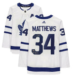 AUSTON MATTHEWS Autographed 21/22 Rocket Richard Authentic White Jersey FANATICS