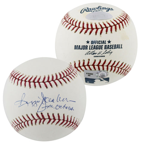 Yankees Reggie Jackson "Mr. October" Signed Oml Baseball Steiner & MLB #BB679392