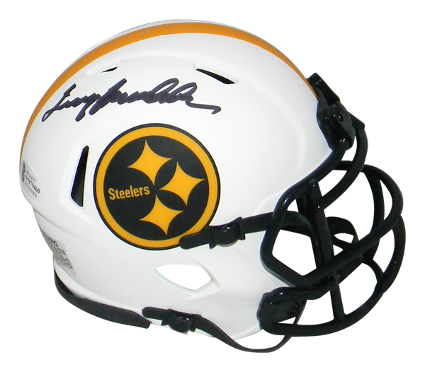 TERRY BRADSHAW SIGNED PITTSBURGH STEELERS LUNAR SPEED MINI HELMET BECKETT