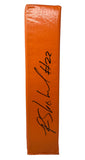 Rashid Shaheed of the Saints Autographed End Zone Pylon Beckett Witnessed