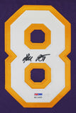 Lakers Kobe Bryant Signed Purple M&N 2000-01 HWC Authentic Jersey PSA #b11463