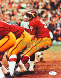 Sonny Jurgensen HOF Autographed 8x10 Line Up Photo w/ HOF- JSA *Gold