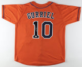 Yuli Gurriel Signed Houston Astro Jersey (JSA COA) 2017 World Champ 1st Baseman