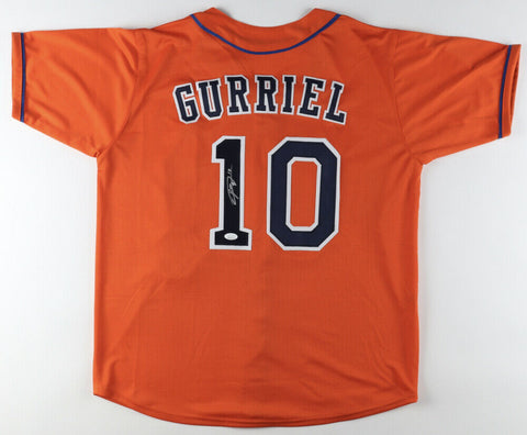 Yuli Gurriel Signed Houston Astro Jersey (JSA COA) 2017 World Champ 1st Baseman