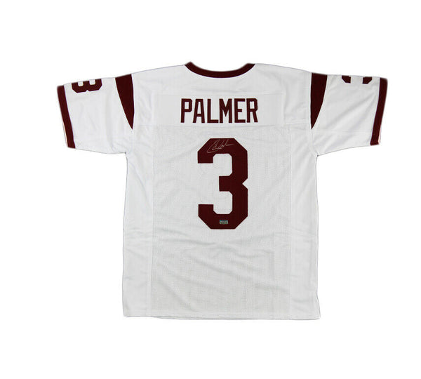 Carson Palmer Signed USC Custom White Jersey