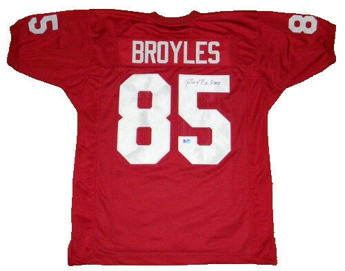 RYAN BROYLES AUTOGRAPHED SIGNED OU OKLAHOMA SOONERS #85 JERSEY COA