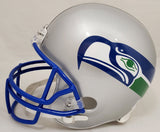 WARREN MOON AUTOGRAPHED SEAHAWKS FULL SIZE GRAY THROWBACK HELMET HOF MCS 187028