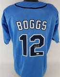 Wade Boggs Signed Tampa Bay Devil Rays Jersey (JSA COA) 3000 Hit Club as a D-Ray