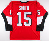 Zack Smith Signed Ottowa Senators Jersey (Beckett COA) Playing Career 2008-Now