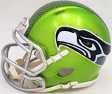 UCHENNA NWOSU AUTOGRAPHED SEAHAWKS FLASH GREEN SPEED MINI HELMET MCS HOLO 211037