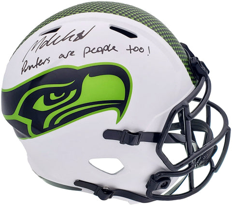 MICHAEL DICKSON AUTOGRAPHED SEAHAWKS LUNAR ECLIPSE FULL SIZE HELMET MCS 200259