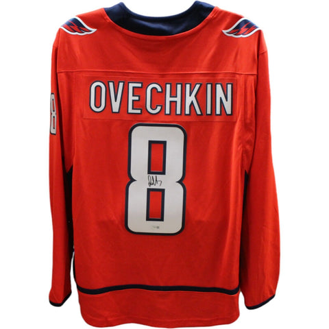 Alexander Ovechkin Autographed Washington Capitals Red Jersey FAN 46643