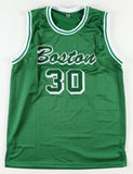 Sam Hauser Signed Boston Celtics Jersey (Beckett) 2024 NBA Champion