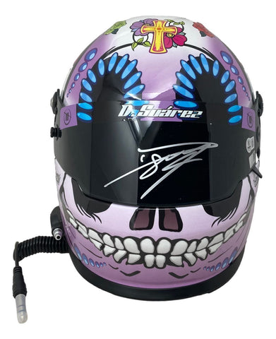 Daniel Suarez Signed NASCAR Day Of The Dead Full Size Replica Racing Helmet BAS