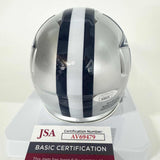 Autographed/Signed Trevon Diggs Dallas Cowboys Mini Football Helmet JSA COA