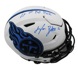 Treylon Burks Signed Tennessee Titans Speed Flex Authentic Lunar NFL Helmet