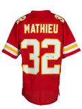 Tyrann Mathieu Kansas City Signed Red Football Jersey JSA ITP