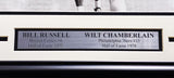 Wilt Chamberlain & Bill Russell Autographed Framed 16x20 Photo Gem Auto Beckett