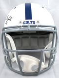 Edgerrin James Autographed Indianapolis Colts F/S Speed Helmet- Beckett W Holo