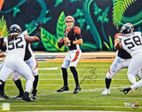 JOE BURROW AUTOGRAPHED SIGNED FRAMED 16X20 PHOTO BENGALS FANATICS HOLO 206953