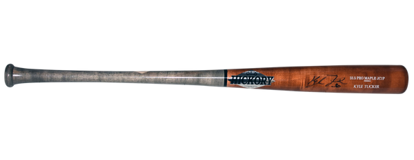KYLE TUCKER SIGNED HOUSTON ASTROS OLD HICKORY GAME MODEL BASEBALL BAT BECKETT