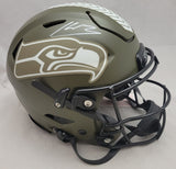 KENNETH WALKER III SIGNED SEATTLE SEAHAWKS STS SPEEDFLEX HELMET BECKETT QR