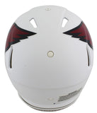 Cardinals Larry Fitzgerald Signed Flat White Full Size Speed Proline Helmet BAS